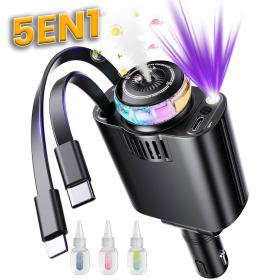 شاحن سريع للسيارة مع معطر